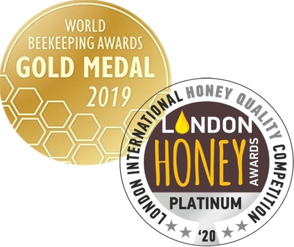 The only honey in the world to win both Gold at the World Beekeeping Awards and Platinum at the London International Honey Awards